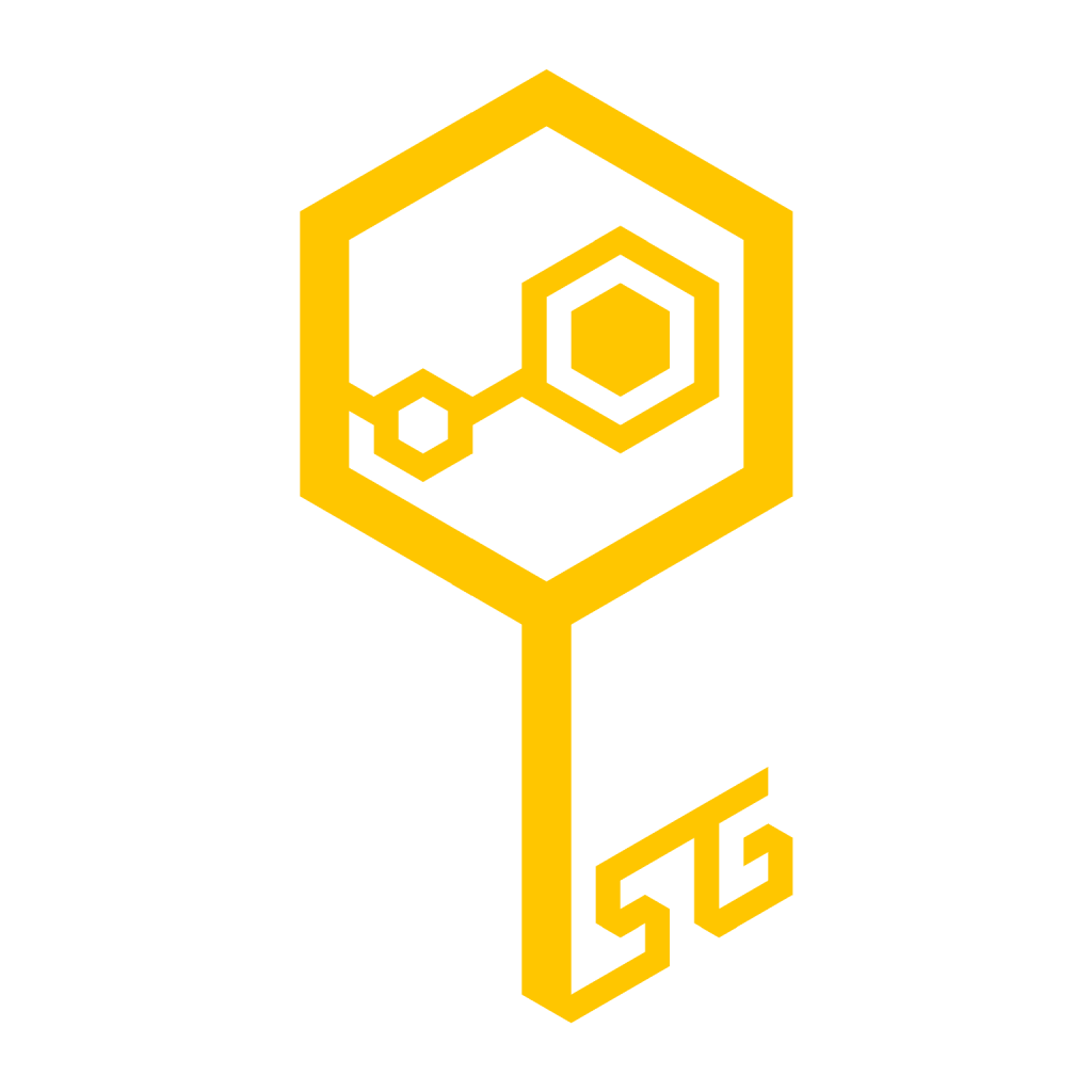 SGShop logo, a man looking to right